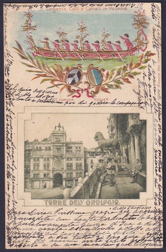 Cartolina venezia la torre - -,