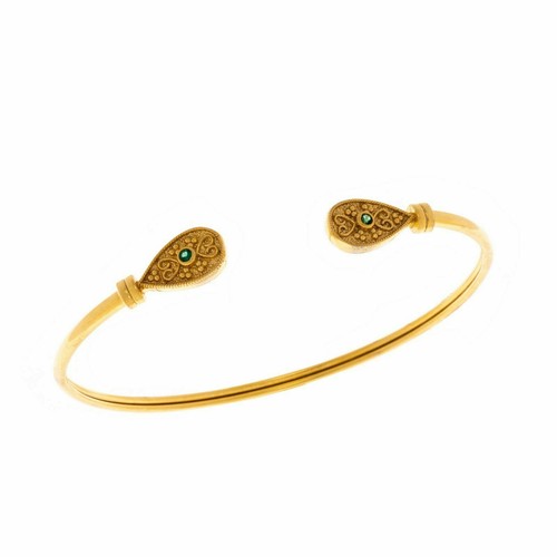 Bracciale goccia verde - goccia,