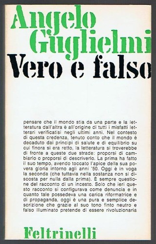 Guglielmi angelo vero falso - e,