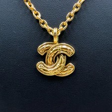 Collana chanel placcata oro - collana, cc