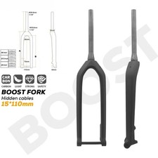 Forcella MTB Thru Axle Boost 15*110mm Full Carbon Fibra Bici 26/27,5/29" Forcella Rigida