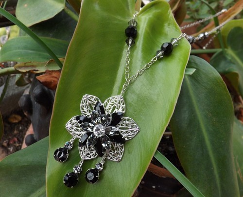 Collier fiore filigrana - collier,