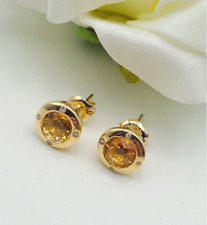 Orecchini in citrino con