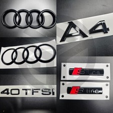 AUDI A4 2020+ Distintivi Nero