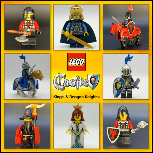 Lego castle minifigures - lego,