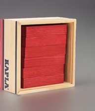 KAPLA Set Costruzioni in Legno - 40 Tavole da Costruzione ROSSE in Scatola ECCELLENTE