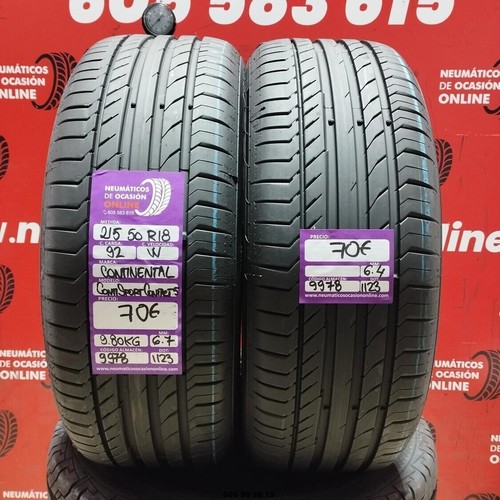 215 r18 92w continental - 2x,
