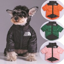 The DOG FACE Dog Puffer Jacket invernale impermeabile cappotto caldo animale domestico cucciolo giacca UK