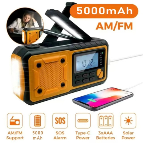 Radio solare avvolgibile - solare,