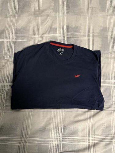 Shirt hollister blu uomo - t-shirt,