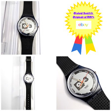 Swatch Gent Nuovo NOS Nüni GM108 1992 Vintage Orologio da polso Anni 90 Quarzo