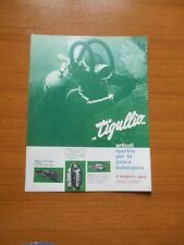1960 TIGULLIO AUTORESPIRATORE SUB ARTICOLI SUBACQUEA VINTAGE AD PUBBLICITA EPOCA