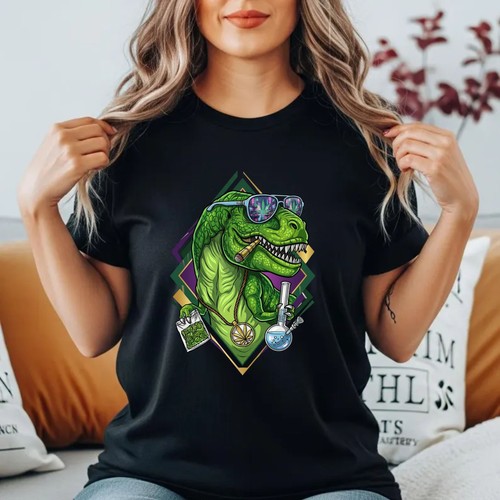 Shirt divertente dinosauro - divertente,