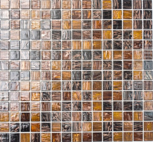 Mosaico mattone vetro goldstar - mosaico,