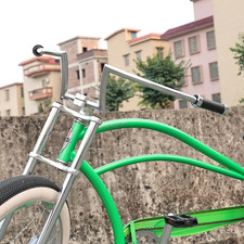 Manubrio bici Tracer acciaio tipo forma W stile vintage Lowrider Chopper fai da te