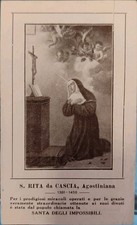 ANTICO SANTINO  S. RITA DA