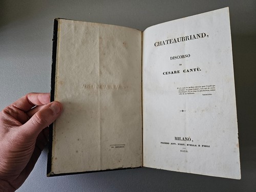 Chateaubriand discorso - , di