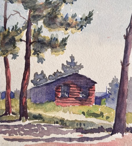 Antico disegno paesaggio - antico,