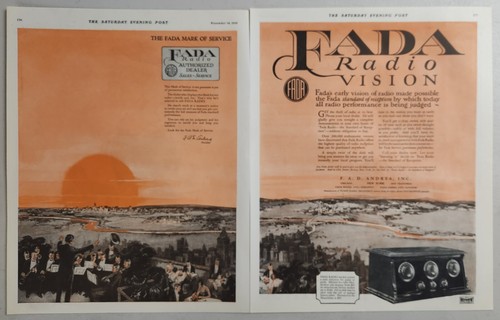 1925 stampa pubblicità fada - stampa,