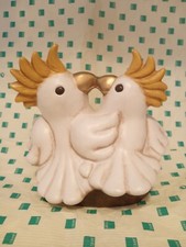 Coppia Cacatua Arca Noe Vecchia Produzione Thun