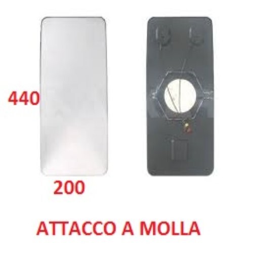 Piastra vetro specchio per - specchio,