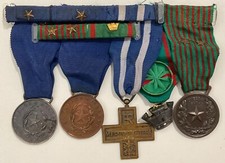 CAMPAGNE D’AFRICA ERITREA 1940-1941 2 MEDAGLIE AL VALOR MILITARE ARGENTO BRONZO