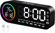 Sveglia digitale led - 7, colori