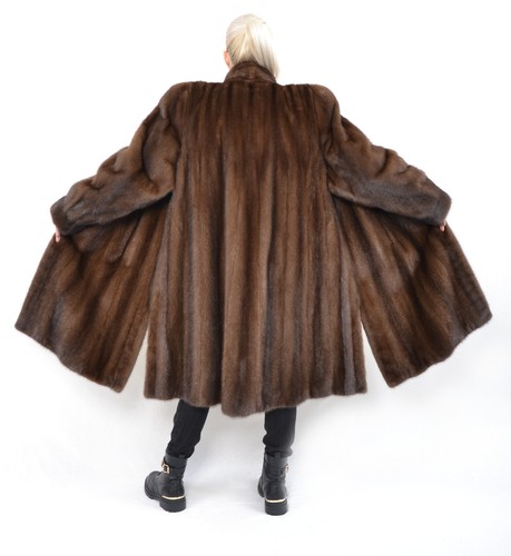 A5548 cappotto visone vera - cappotto,
