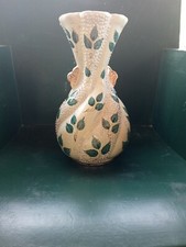 CENTROTAVOLA SOPRAMMOBILE CERAMICA ROBBIA GUALDO TADINO MANICI  FINIT. ORO