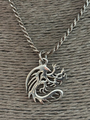 Vintage ciondolo drago - vintage,