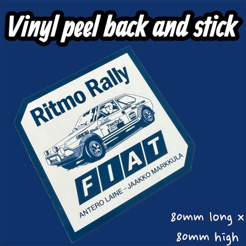 Adesivo vinile ritmo - adesivo, rally