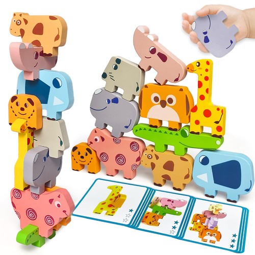 Blocchi animali legno - animali,