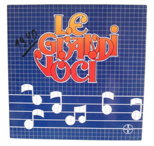 set 3 LP cofanetto dischi  LE GRANDI VOCI colonne sonore  1980 BAYER 33 giri