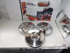 FIAT 850 COUPE DEL 61  - COPPE RUOTE CROMATE DISCO 13 PZ 03