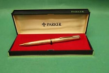 Vintage Parker 61 Penna a sfera oro placcato con Scatole originale