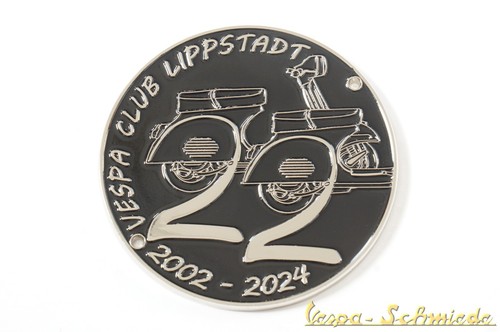 Targa metallo vespa 22 - metallo,