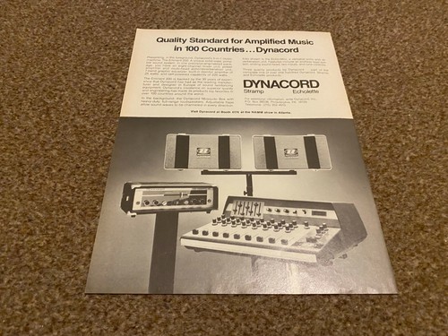 Jbf42 advert 11x8 dynacord - advert,