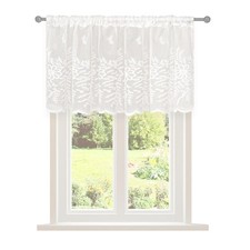 White Lace Sheer Kitchen