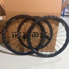 IKUOS Road 700c set ruote in carbonio 50 mm clincher ruote disco 60T cricchetto HG/XDR