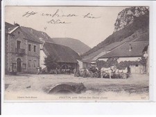 PRETIN: scène de village - très bon état