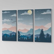 Quadri paesaggio montagna su