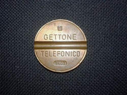 Gettone telefonico raro 7407 - telefonico,