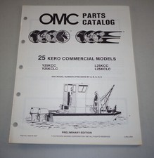 Catalogo Parti OMC Motore Fuoribordo 25 Kero Modelli Commerciali Da Y25KCC V.87