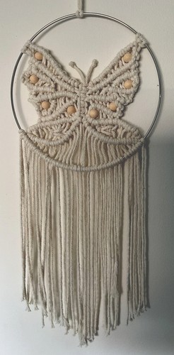 Farfalla macramè fatta mano - farfalla,