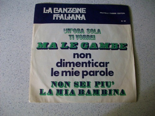 Canzone italiana n - italiana, n°