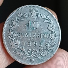 Moneta In Rame Umberto I 1893