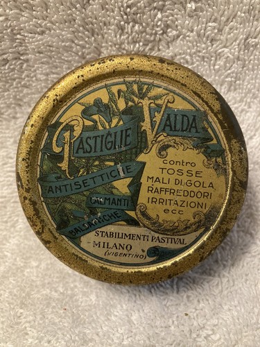 Antica latta vintage pastiglie - latta,