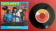 Disco Vinile 45 giri (1987) CRISTINA D'AVENA - TENERAMENTE LICIA , Italia 1 Five