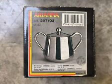 Stella Collection Zuccheriera Arianna in Acciaio Inox 18/10 coperchio due manici