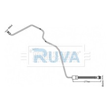 Adatto a Volvo V70 2007-2016 S80 2006-2016 Ruva tubo freno interno posteriore destro